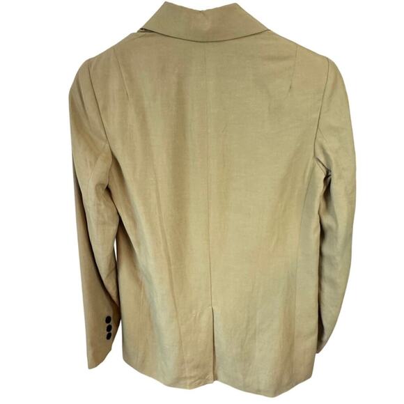 New ALLSAINTS Yolanda Lyn Relaxed Fit Woven Women’s Khaki Blazer Sz UK4 / US0 - Picture 11 of 15